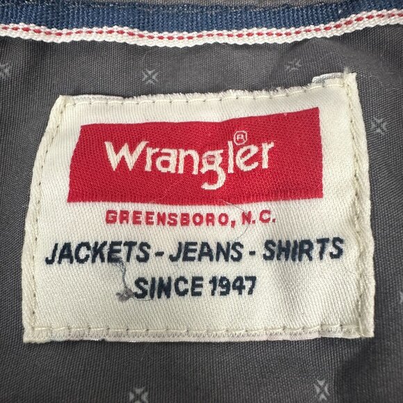 Wrangler Mens Size XL Flex For Comfort Gray Long-Sleeve Button-Up Shirt - Picture 2 of 7